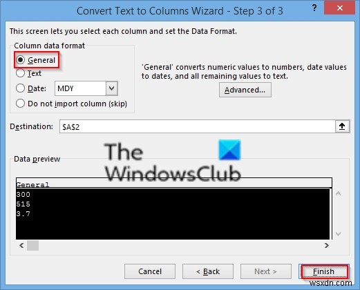 How to convert Numbers stored as Text to Numbers in Excel