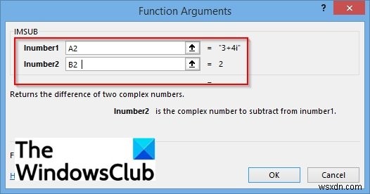 How to use the IMSUB function in Microsoft Excel