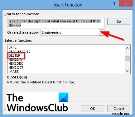 How to use the GSTEP function in Microsoft Excel