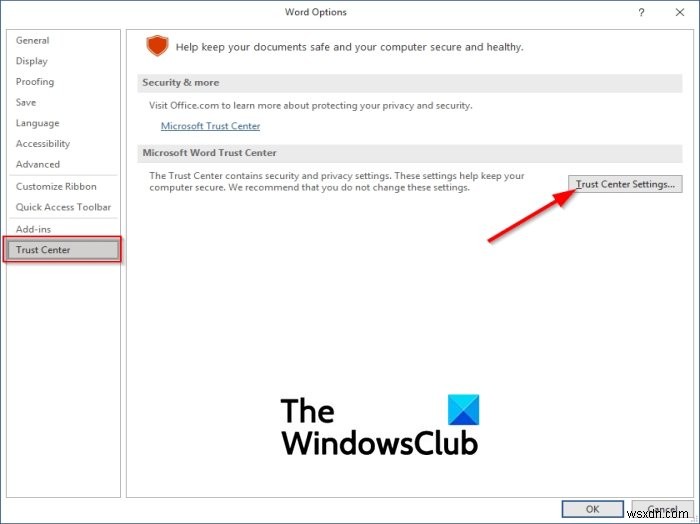 Fix Word experienced an error trying to open the file error