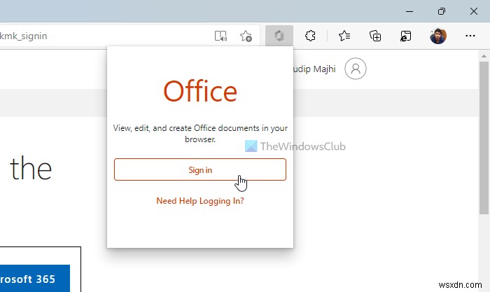 Create Office documents on Edge and Chrome using Office Online extension