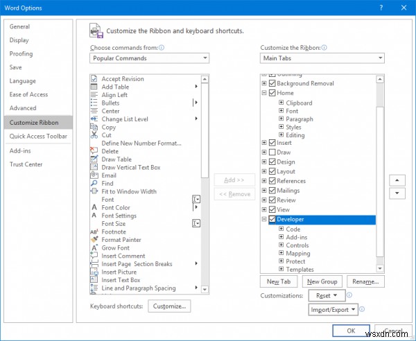 How to create a custom fillable form in Word