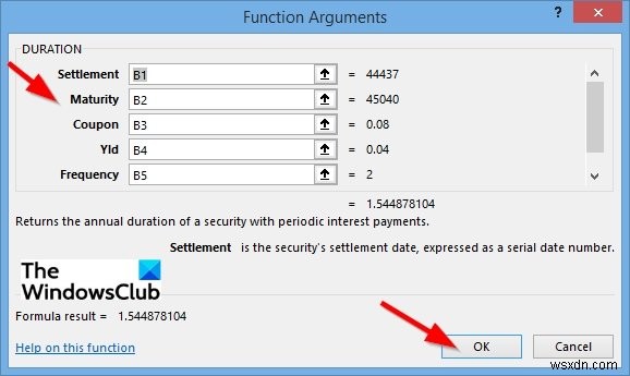 How to use the Duration Financial Function in Microsoft Excel