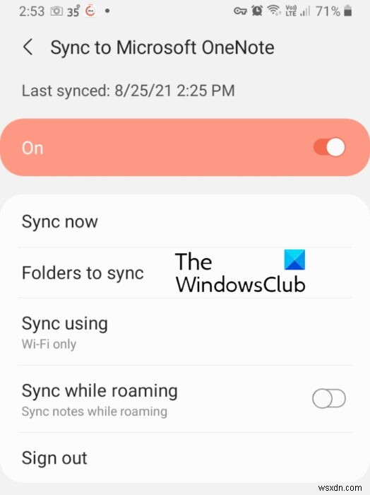 How to sync Samsung Notes with Microsoft OneNote?