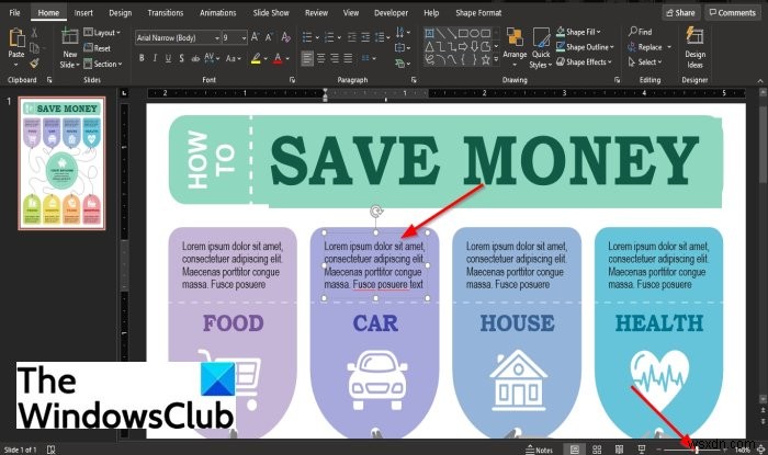 How to insert Infographics in PowerPoint?