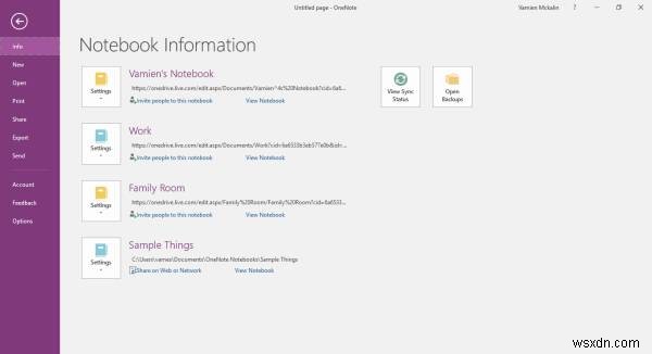 How to enable or disable syncing of files from OneNote to OneDrive