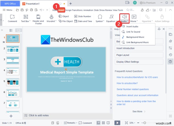How to make Video Presentation with Audio Narration in Windows 11/10