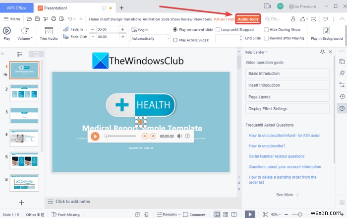 How to make Video Presentation with Audio Narration in Windows 11/10