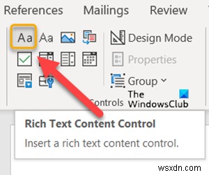 How to add and change Content Controls in Microsoft Word