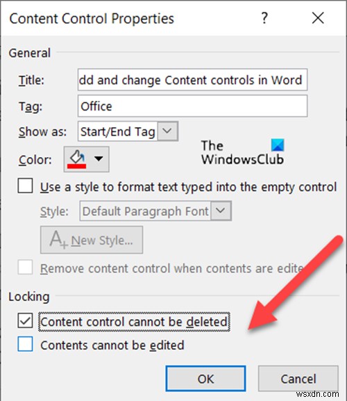 How to add and change Content Controls in Microsoft Word