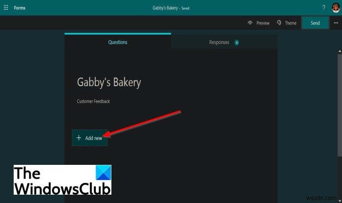 How to add Questions to your Form in Microsoft Forms