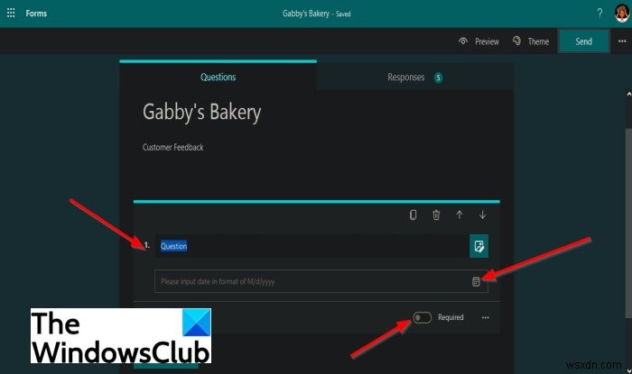 How to add Questions to your Form in Microsoft Forms