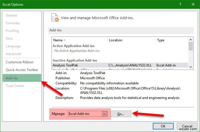 Microsoft Excel is trying to recover your information