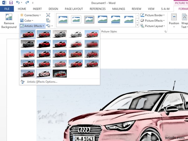 How to use Word Picture Editing Tools to edit images