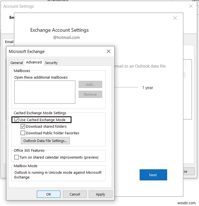 The attempted operation failed – Outlook Attachment error