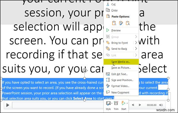 How to record screen using PowerPoint Screen Recording feature