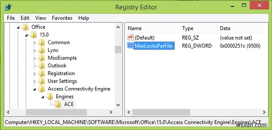 Fix File sharing lock count exceeded error in Office Access