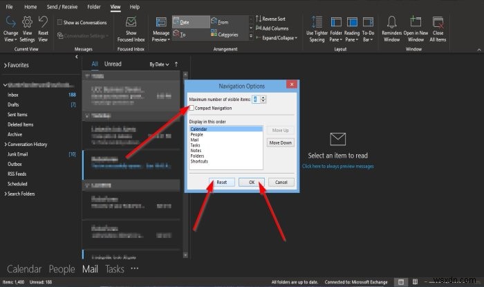 How to customize the Navigation Pane in Outlook