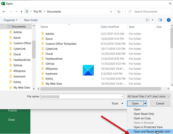 Excel cannot open the file because the file format or extension is not valid