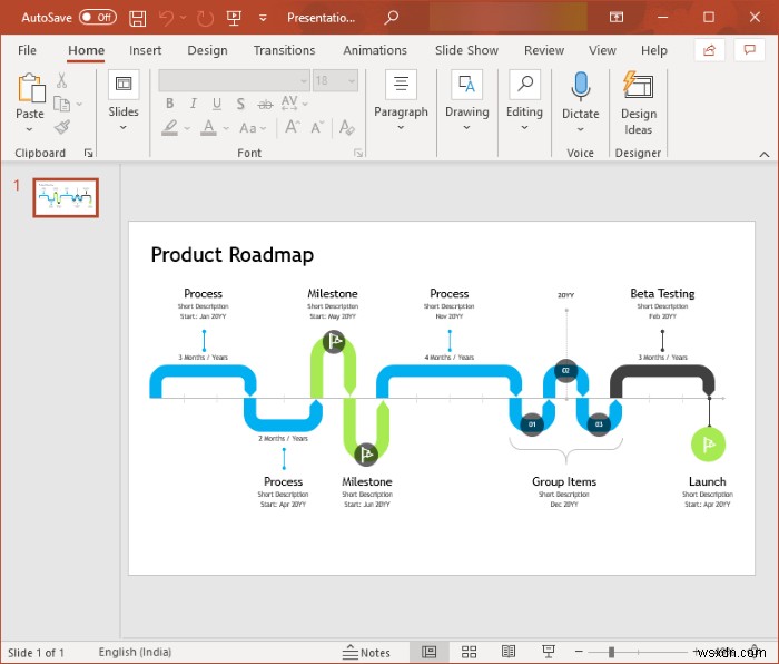 How to create a Roadmap in Microsoft PowerPoint