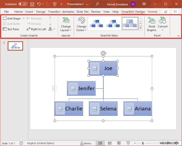 How to create an Org chart in Microsoft PowerPoint