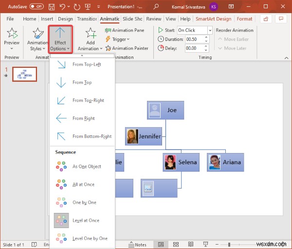 How to create an Org chart in Microsoft PowerPoint
