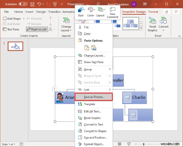 How to create an Org chart in Microsoft PowerPoint