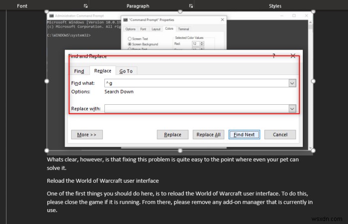 How to remove all Images at once in Word document