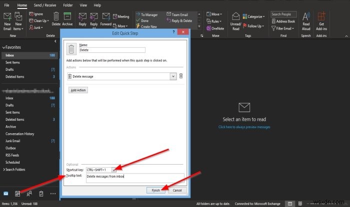 How to Create, Edit, and Delete Quick Steps in Outlook