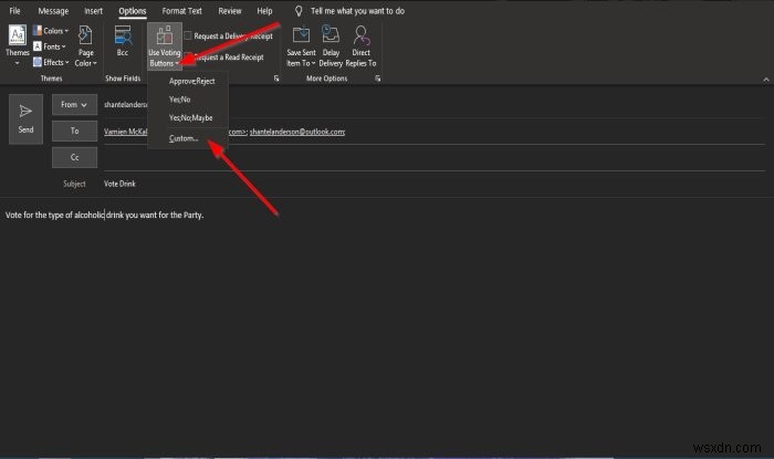 How to create an Email Poll in Outlook