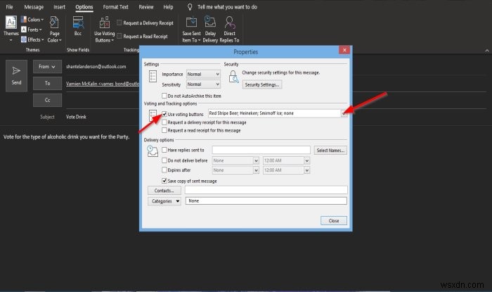 How to create an Email Poll in Outlook