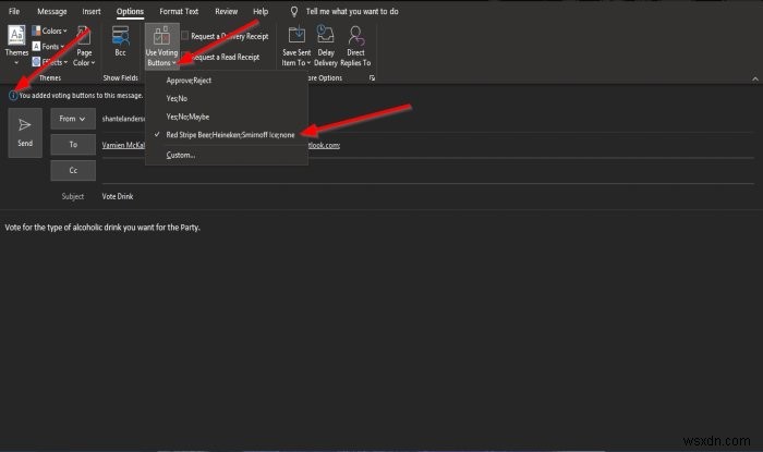 How to create an Email Poll in Outlook