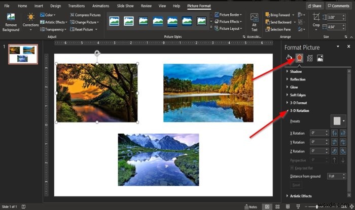 How to create a 3D Picture Cube in PowerPoint