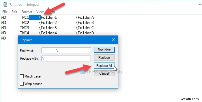 How to create multiple folders at once from Excel