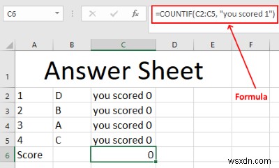 How to create an automated quiz in Microsoft Excel