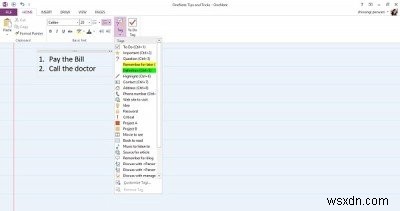 OneNote Productivity Tips to help you get the best out of it