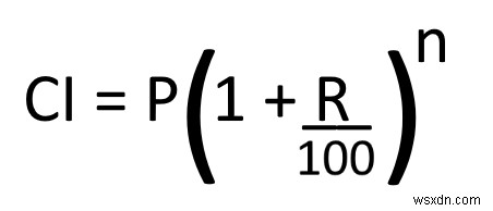 How to calculate Compound Interest in Excel