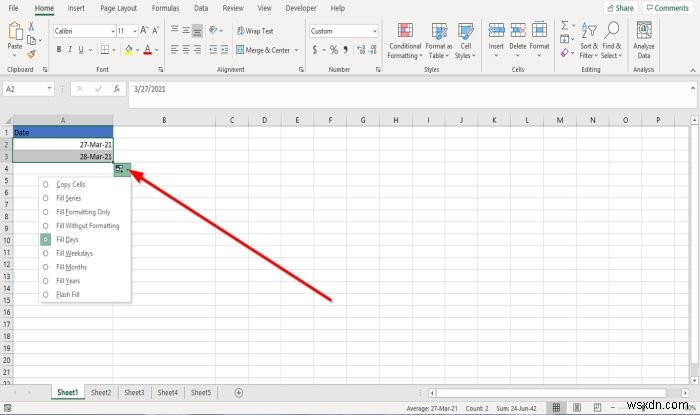 How to enable and use AutoFill in Microsoft Excel