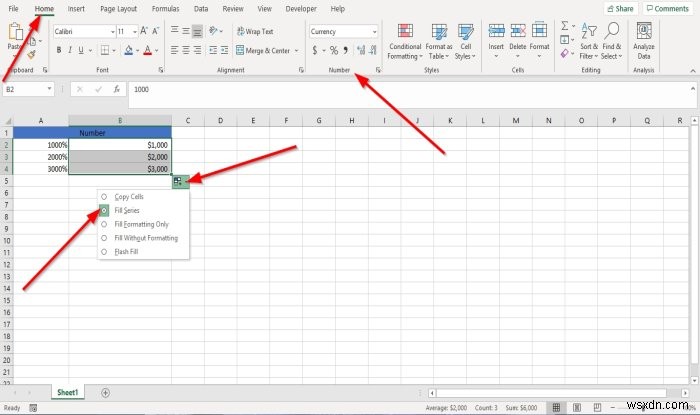 How to enable and use AutoFill in Microsoft Excel
