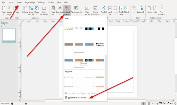 How to use the Building Blocks features in Microsoft Publisher