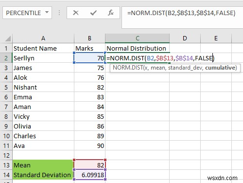 How to make a Bell Curve in Microsoft Excel
