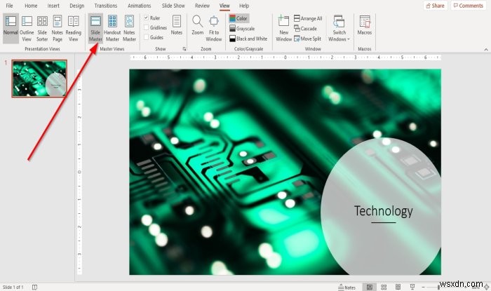 How to change the Slide size and orientation in PowerPoint