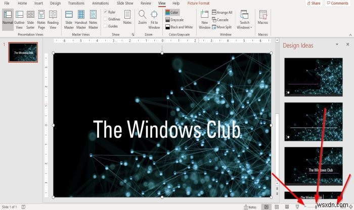 How to change the default Zoom level in Microsoft PowerPoint