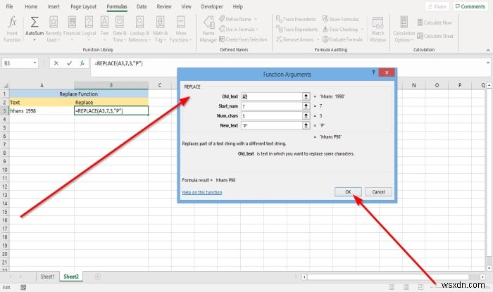 How to use Substitute and Replace Functions in Microsoft Excel