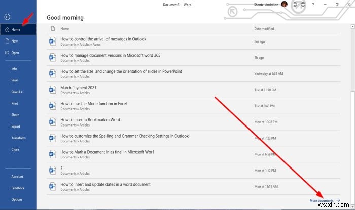 How to manage Document Versions in Word