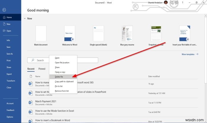 How to manage Document Versions in Word