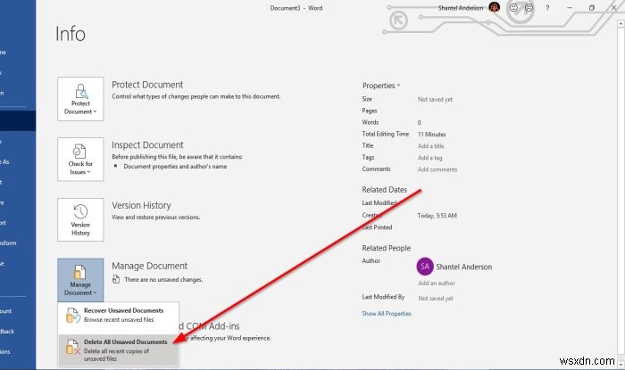 How to manage Document Versions in Word