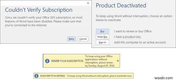 How to troubleshoot Office Activation problems and errors
