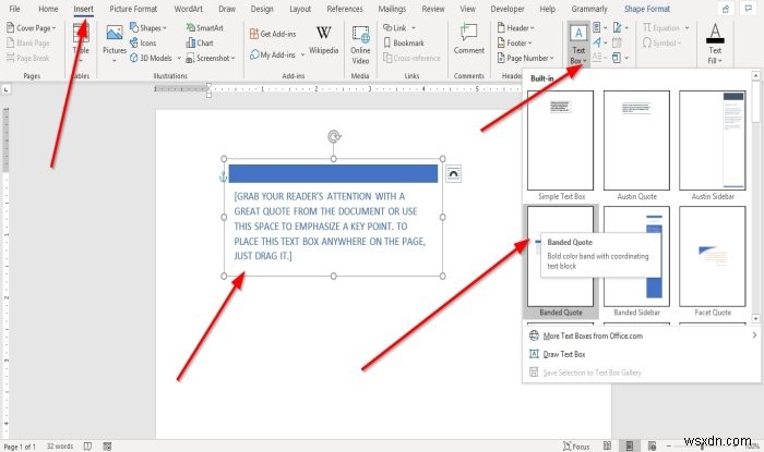 How to Add, Copy, Remove, Apply and Manipulate Text Boxes in Microsoft Word