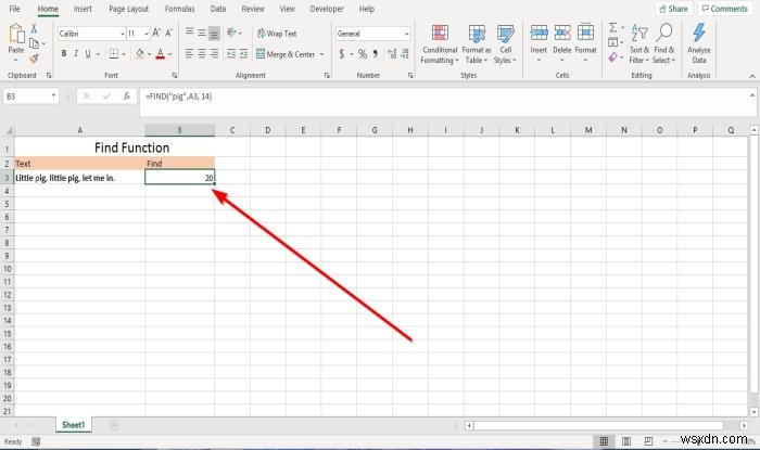 How to use the Find and FindB functions in Microsoft Excel
